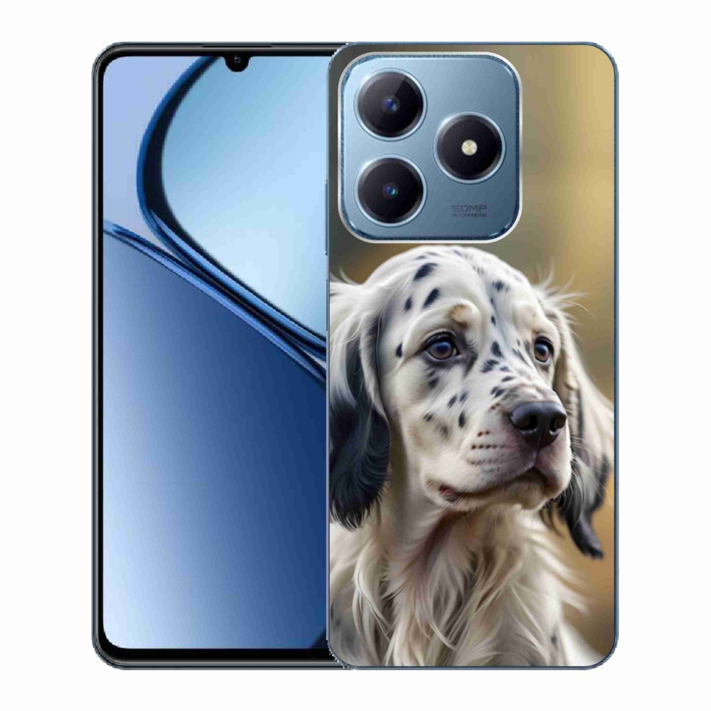 Gelový kryt mmCase na Realme C63 - anglický setr