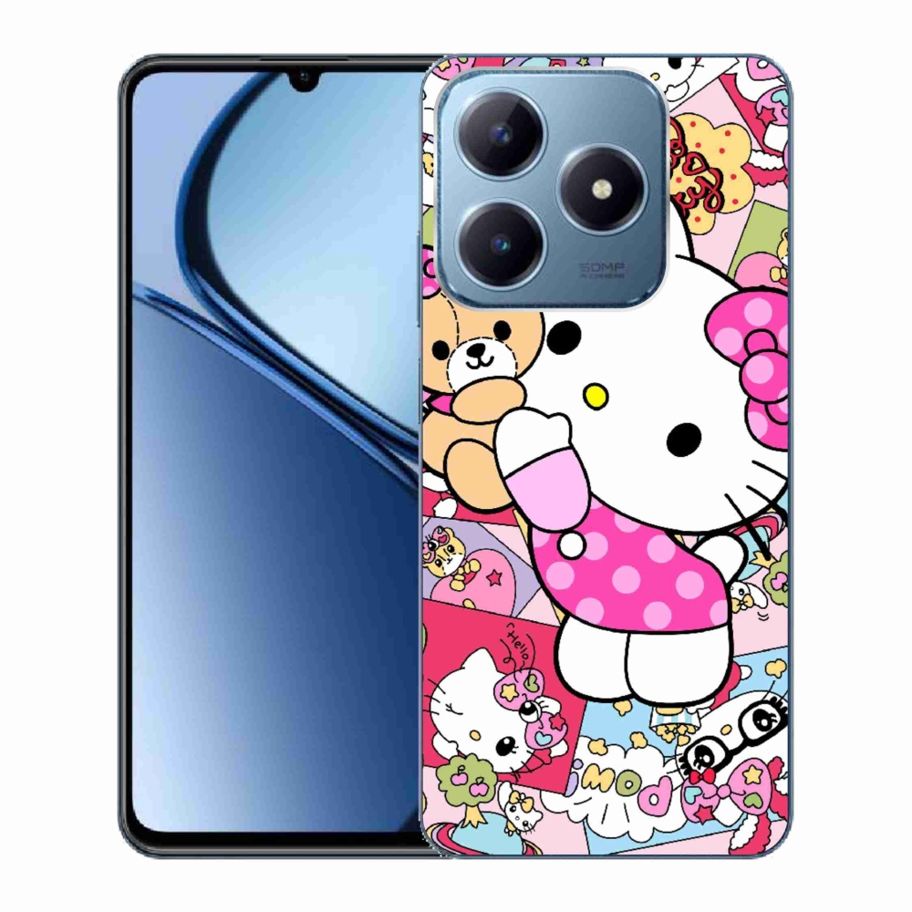 Gelový kryt mmCase na Realme C63 - cute kitty