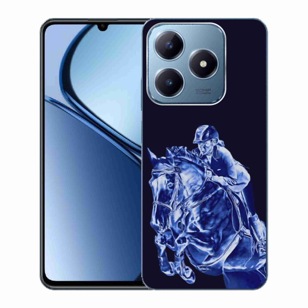 Gelový kryt mmCase na Realme C63 - dostihový kůň