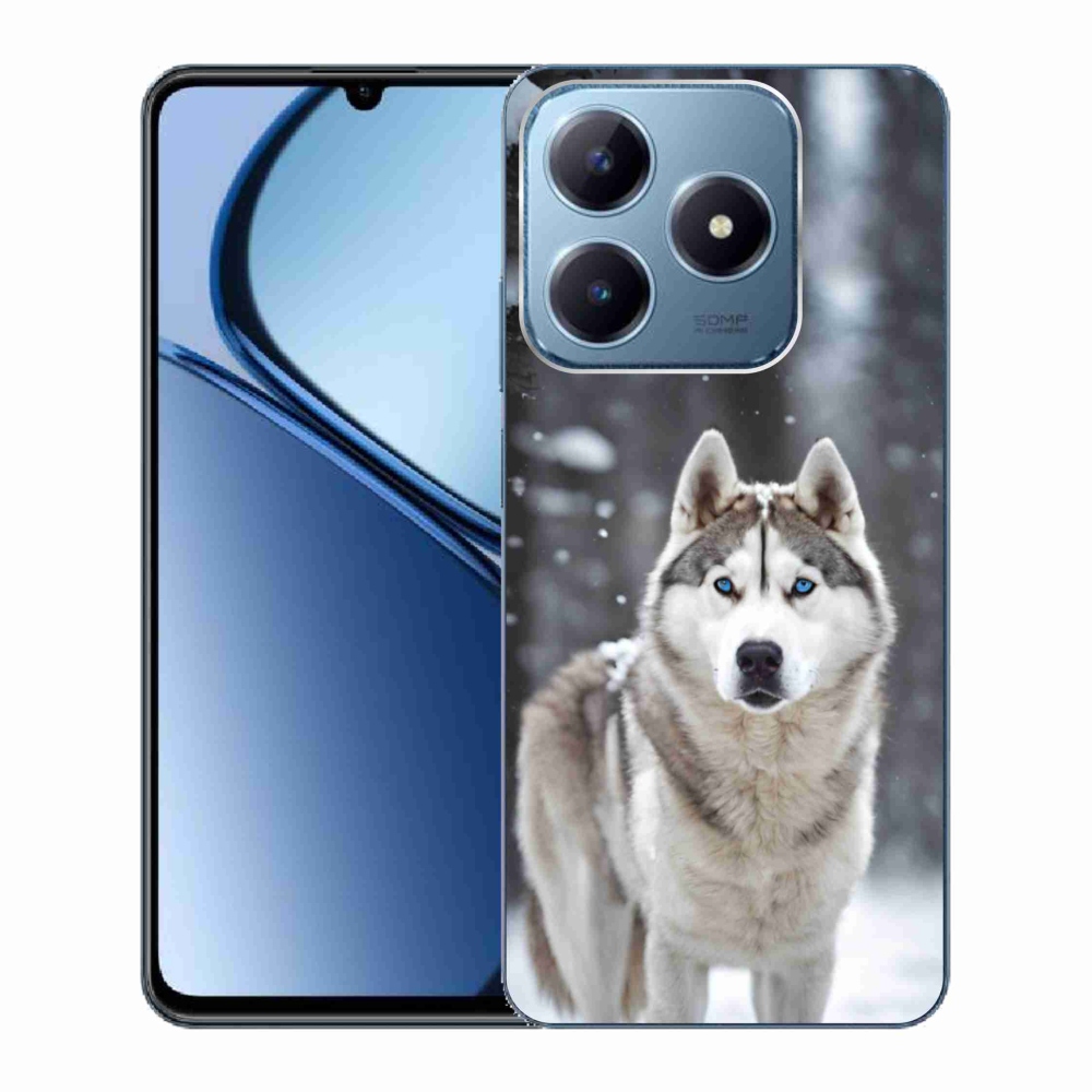 Gelový kryt mmCase na Realme C63 - husky 2