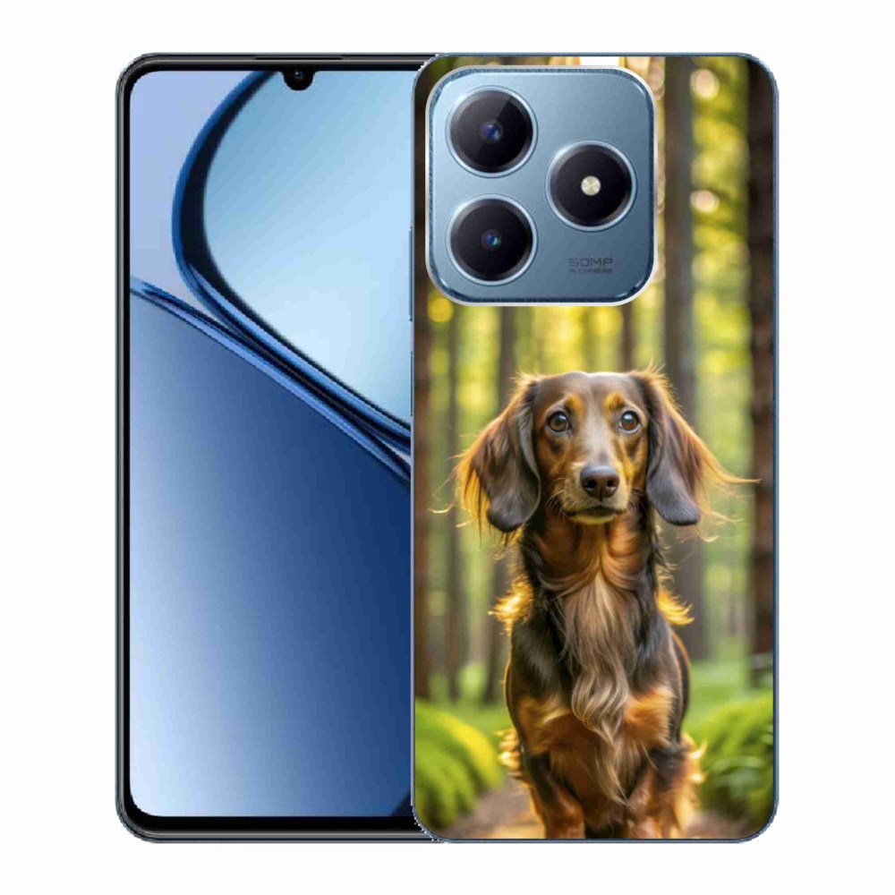 Gelový kryt mmCase na Realme C63 - jezevčík 4