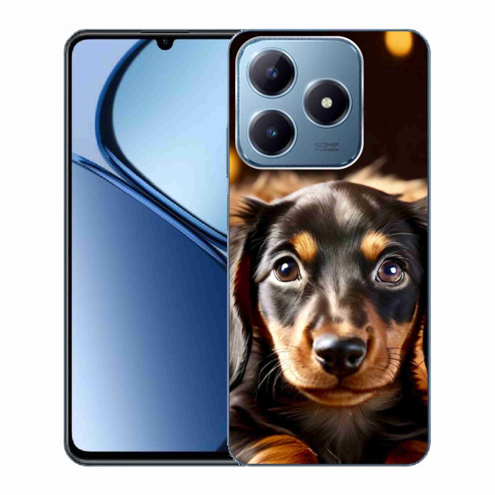 Gelový kryt mmCase na Realme C63 - jezevčík