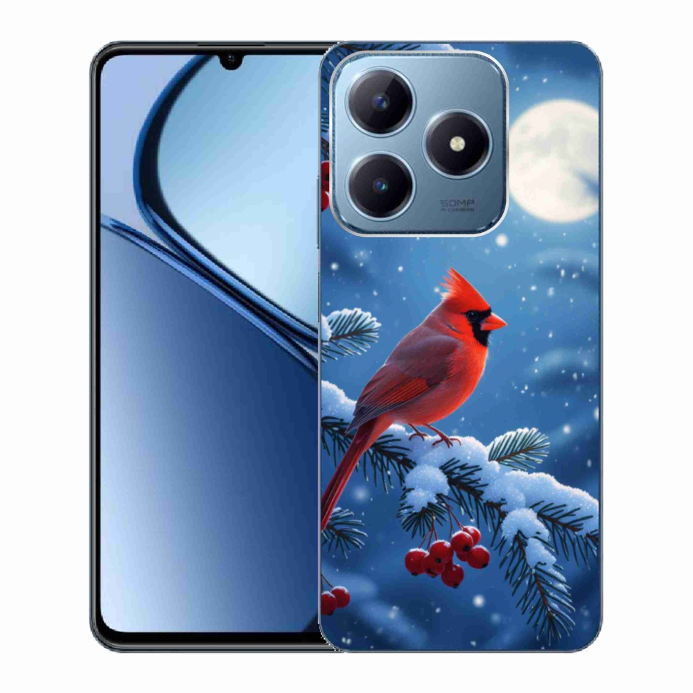 Gelový kryt mmCase na Realme C63 - kardinál červený