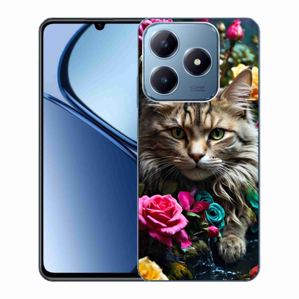 Gelový kryt mmCase na Realme C63 - kočíčí pohled 2
