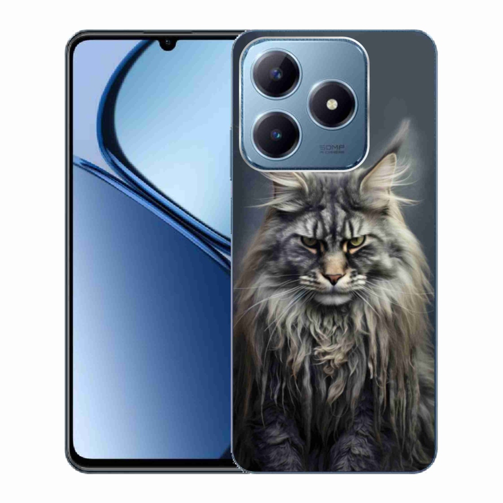 Gelový kryt mmCase na Realme C63 - kočíčí pohled 4