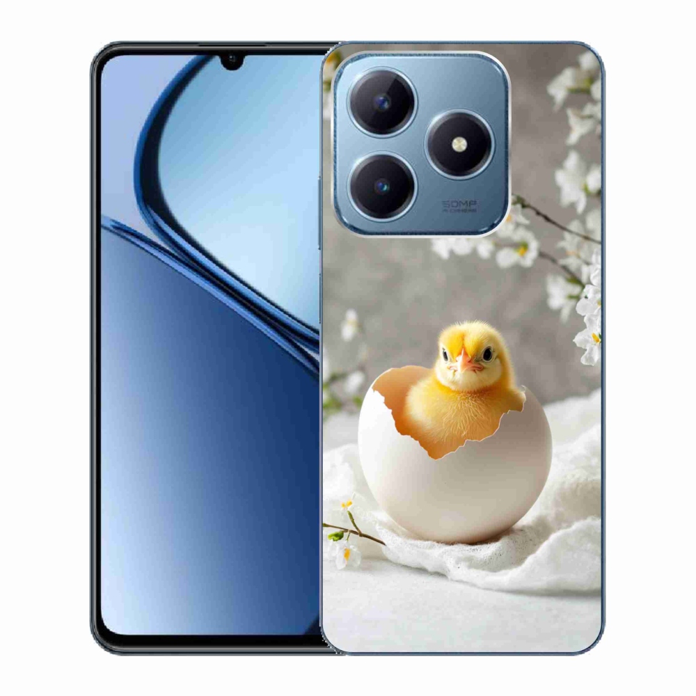 Gelový kryt mmCase na Realme C63 - kuřátko