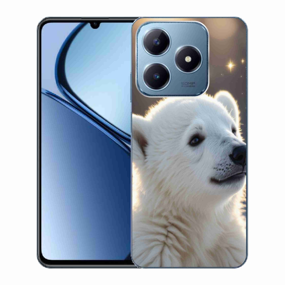 Gelový kryt mmCase na Realme C63 - lední medvěd