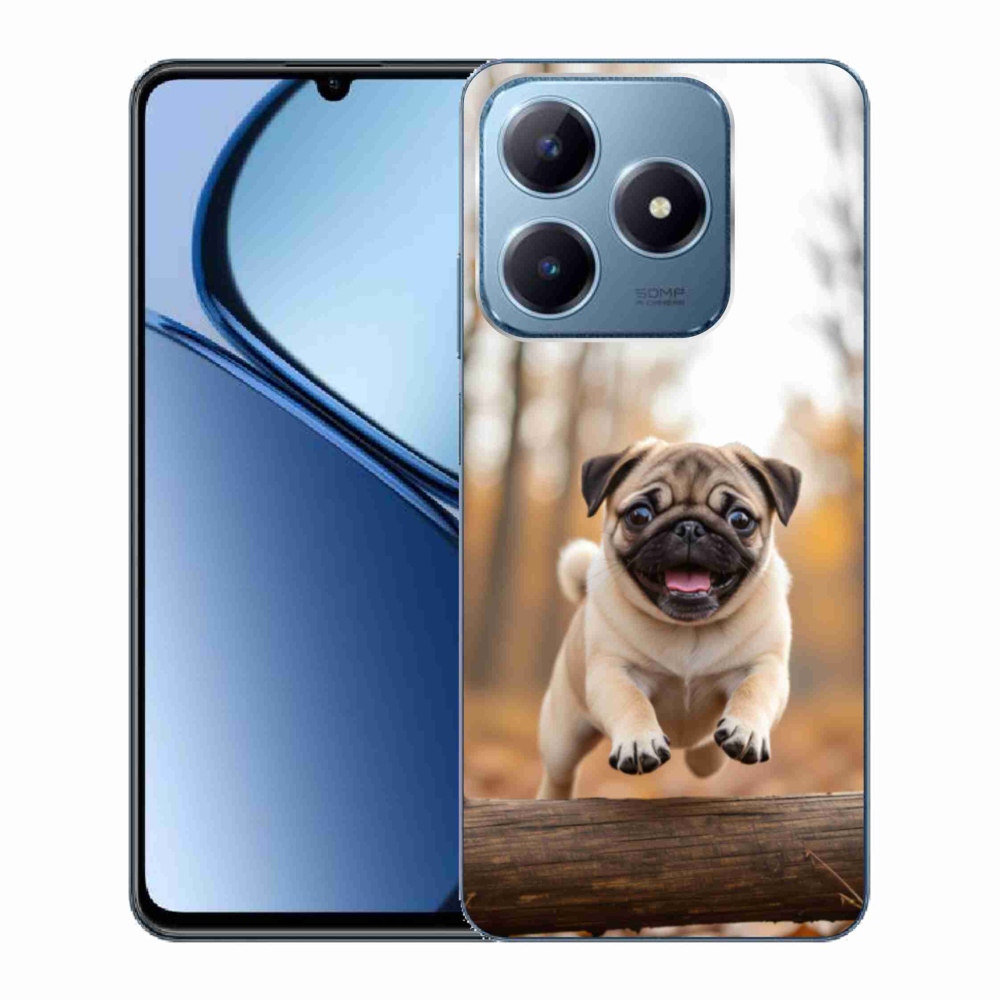 Gelový kryt mmCase na Realme C63 - mops 2