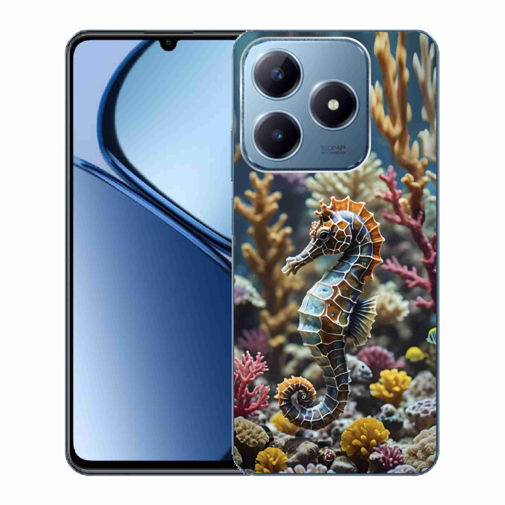 Gelový kryt mmCase na Realme C63 - mořský koník 2