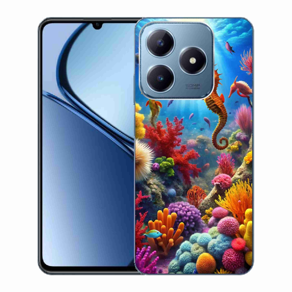Gelový kryt mmCase na Realme C63 - mořský svět 3