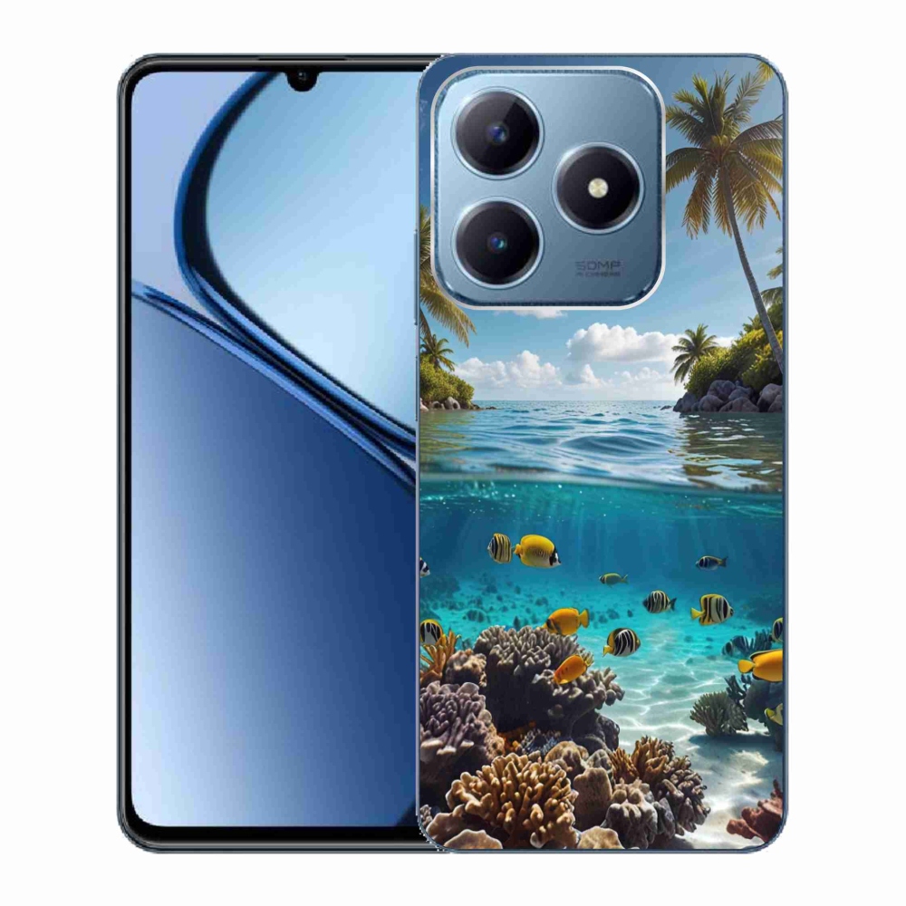 Gelový kryt mmCase na Realme C63 - mořský svět 4