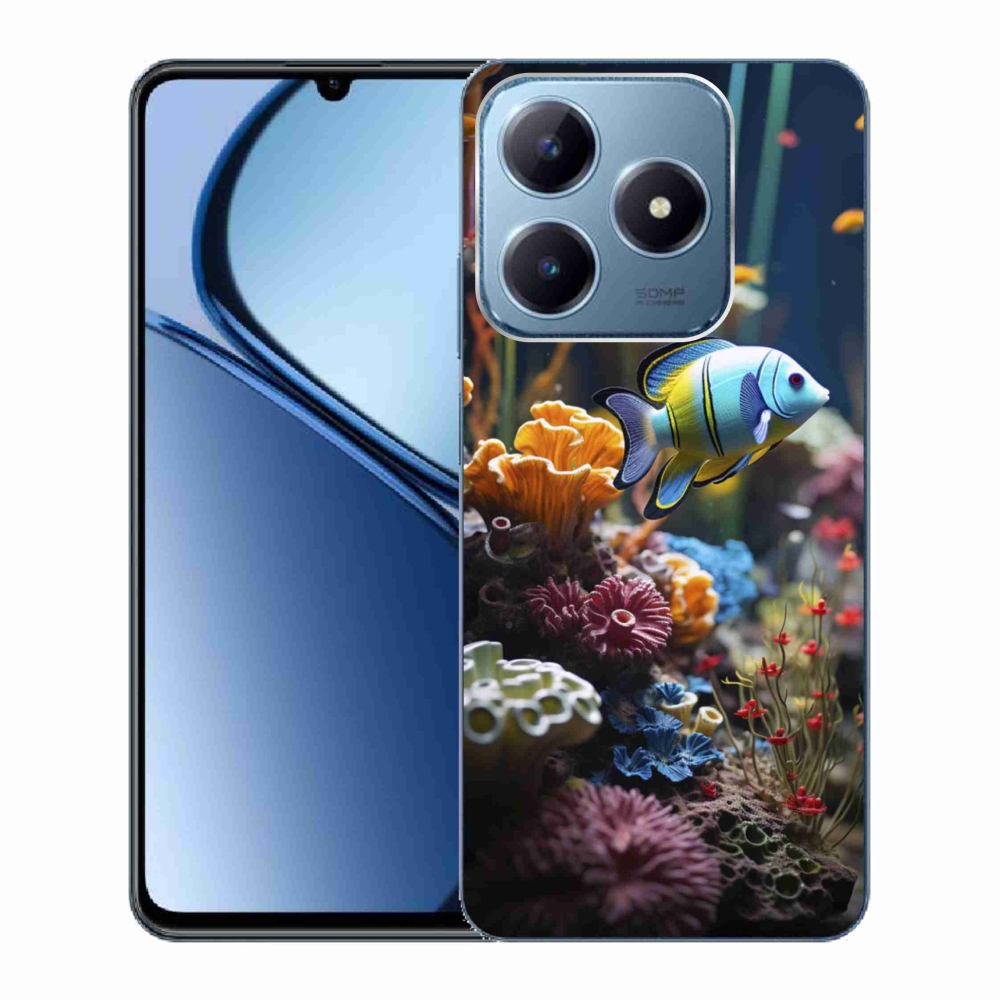 Gelový kryt mmCase na Realme C63 - mořský svět 5