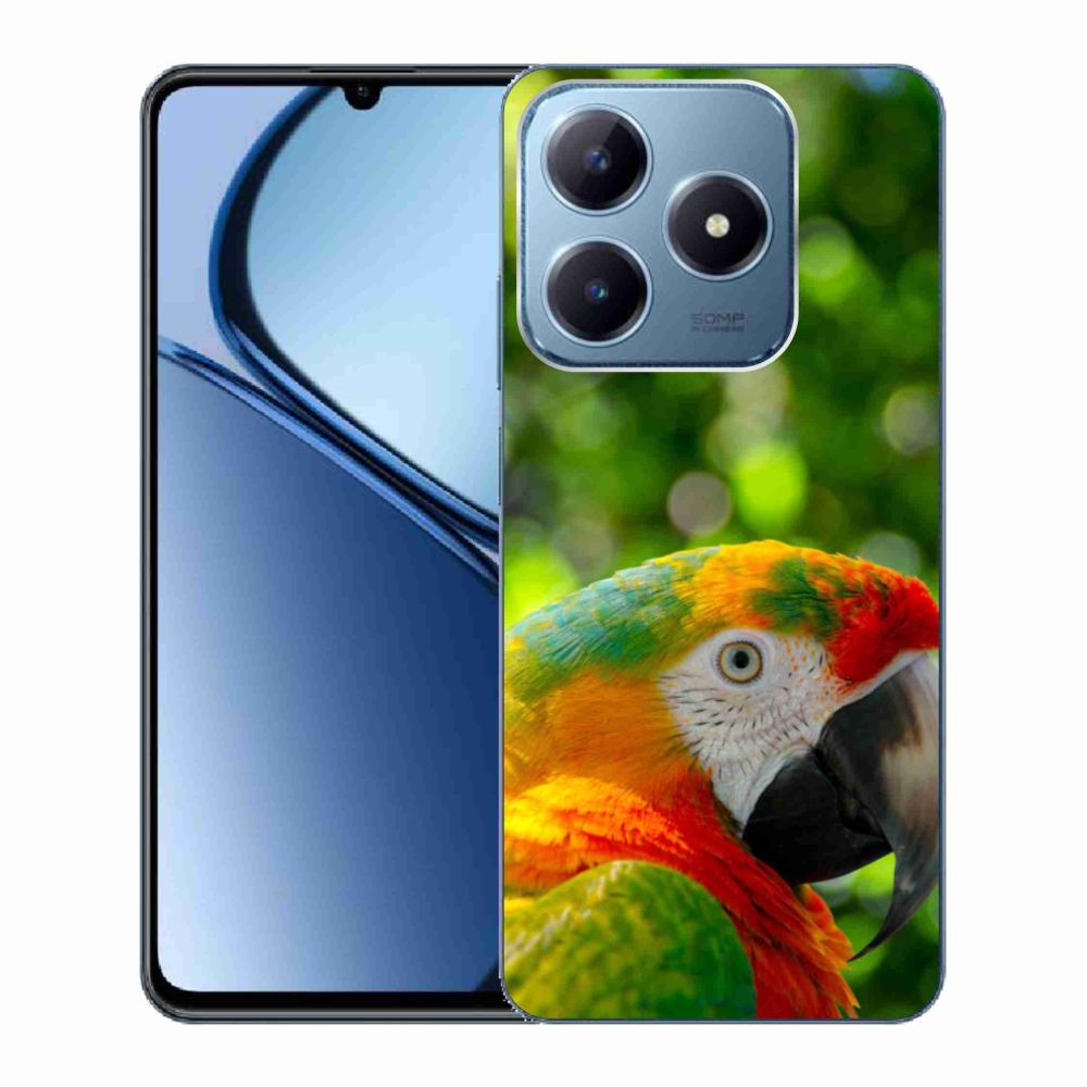 Gelový kryt mmCase na Realme C63 - papoušek ara 3