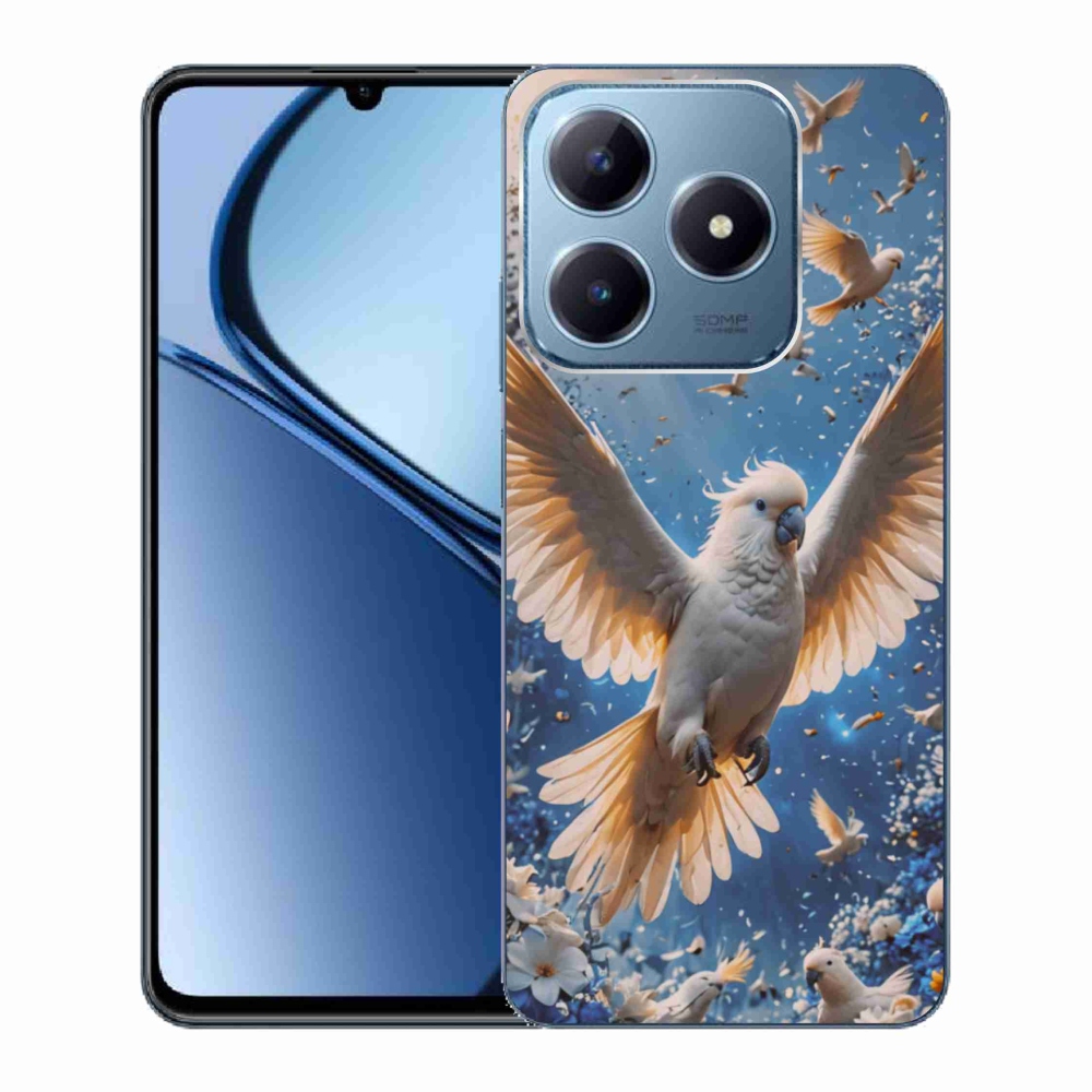 Gelový kryt mmCase na Realme C63 - papoušek kakadu