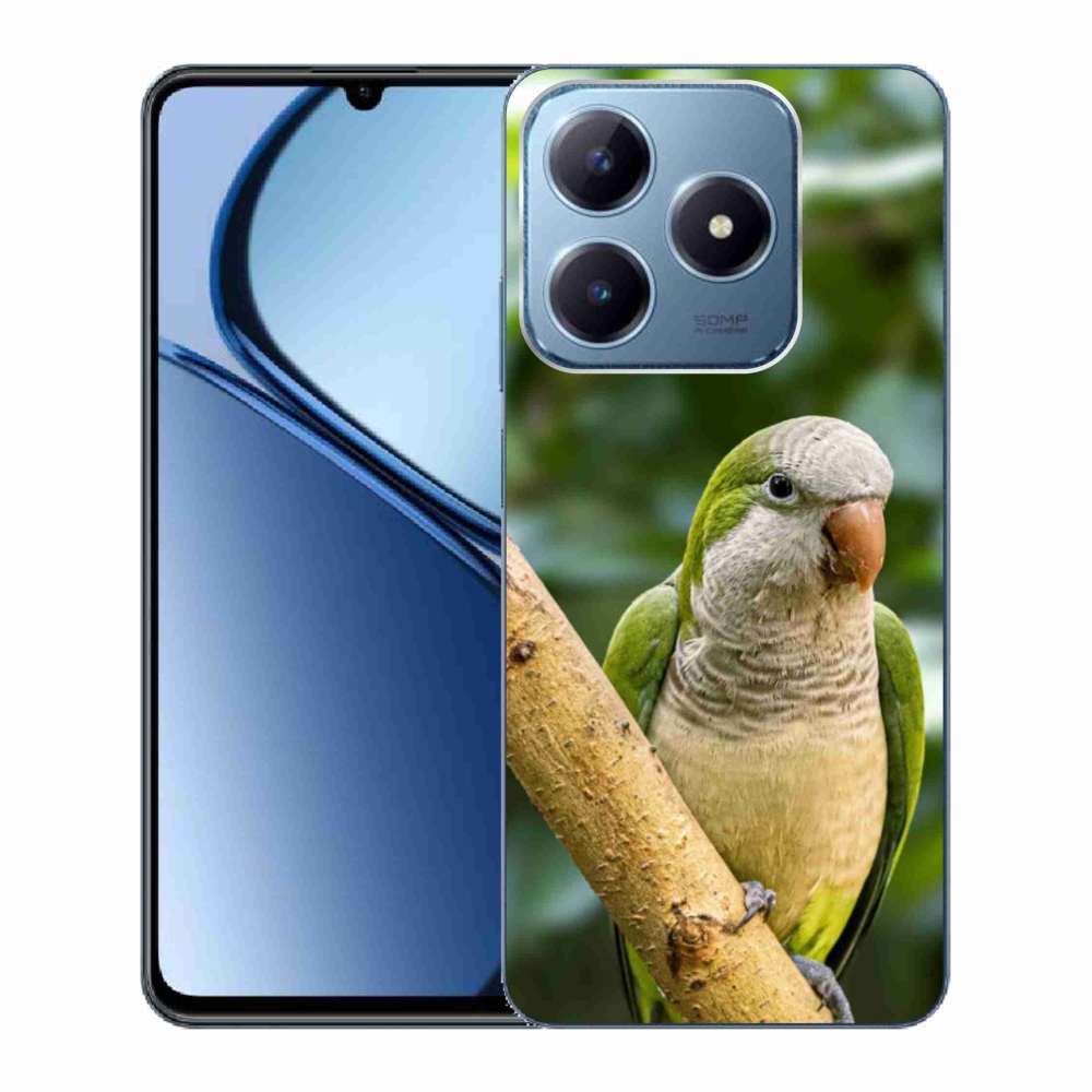 Gelový kryt mmCase na Realme C63 - papoušek mníšek