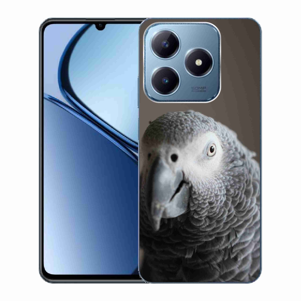 Gelový kryt mmCase na Realme C63 - papoušek žako 2