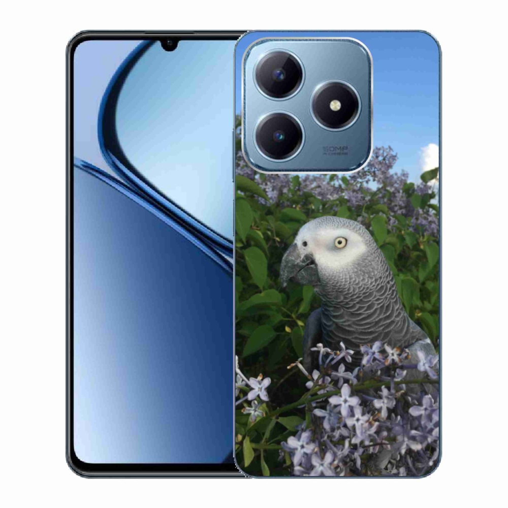 Gelový kryt mmCase na Realme C63 - papoušek žako