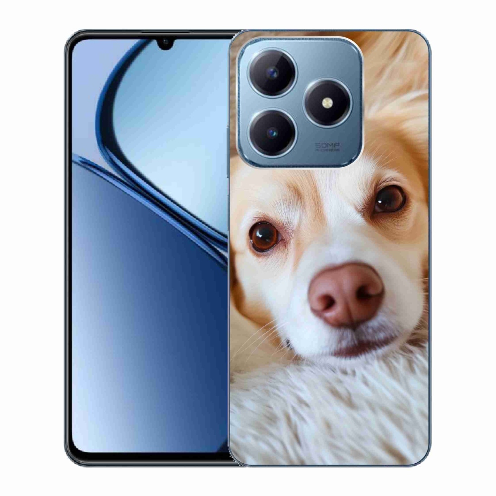 Gelový kryt mmCase na Realme C63 - Roztomilá čivava