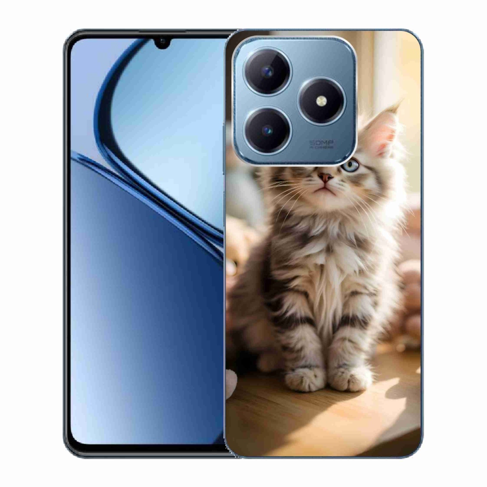 Gelový kryt mmCase na Realme C63 - roztomilé kotě 10