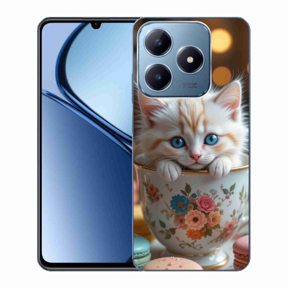 Gelový kryt mmCase na Realme C63 - roztomilé kotě 6