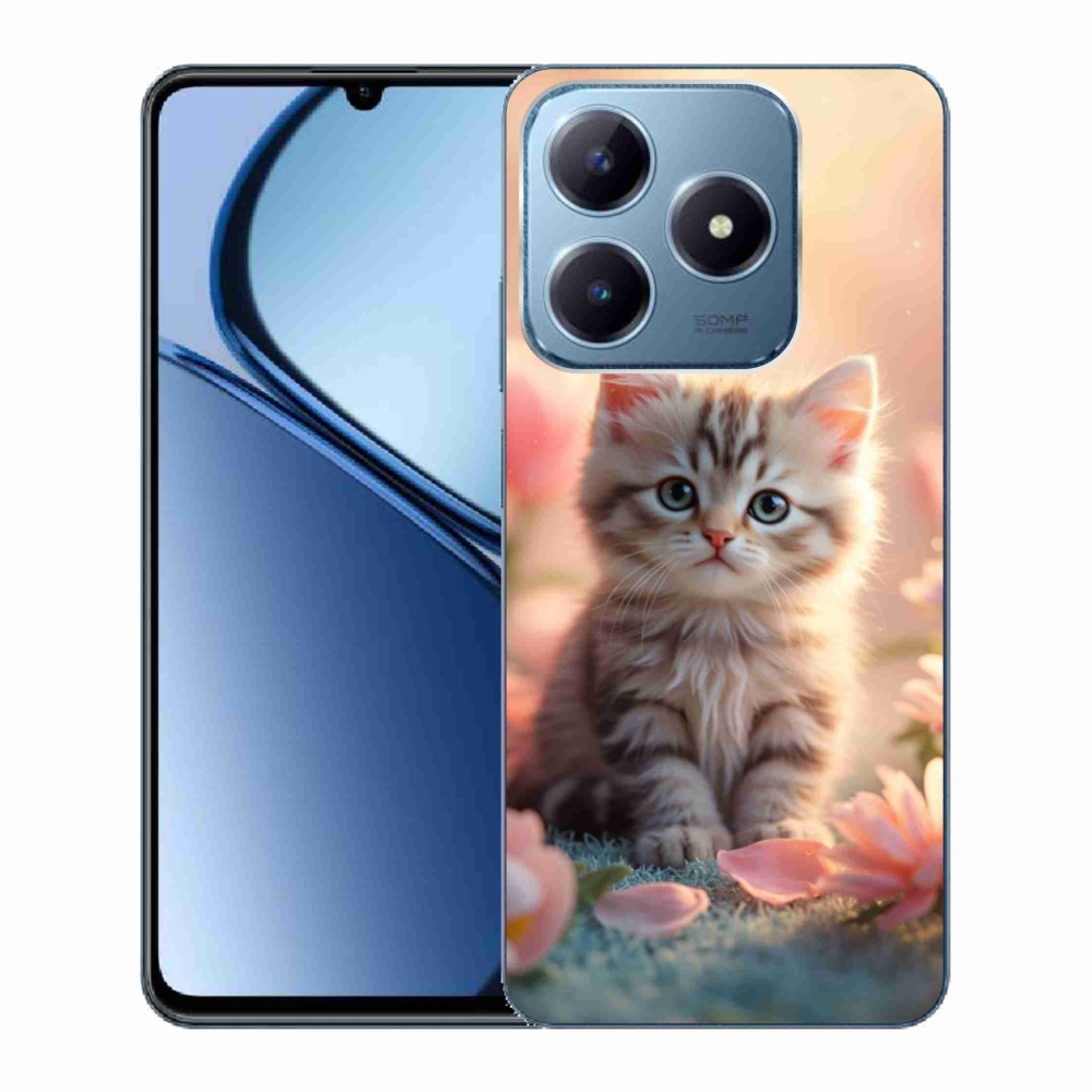 Gelový kryt mmCase na Realme C63 - roztomilé kotě 8