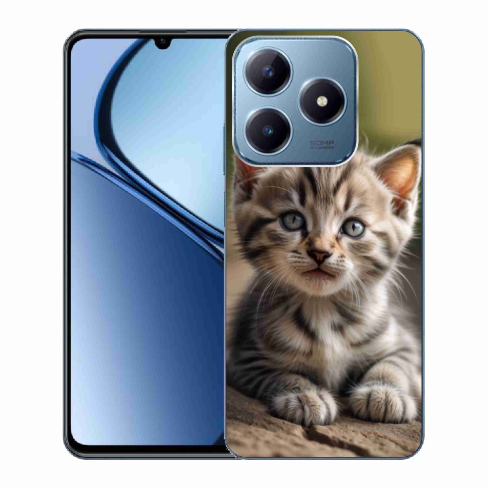 Gelový kryt mmCase na Realme C63 - roztomilé kotě 9