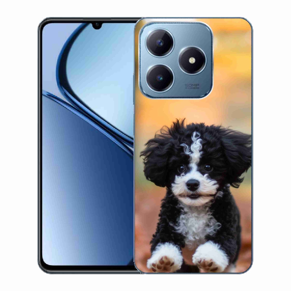 Gelový kryt mmCase na Realme C63 - roztomilé štěně 2