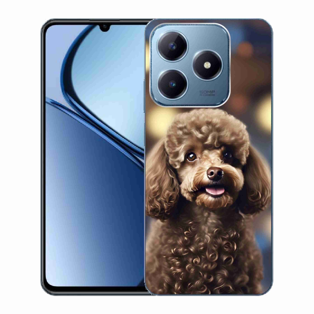 Gelový kryt mmCase na Realme C63 - roztomilý pudl