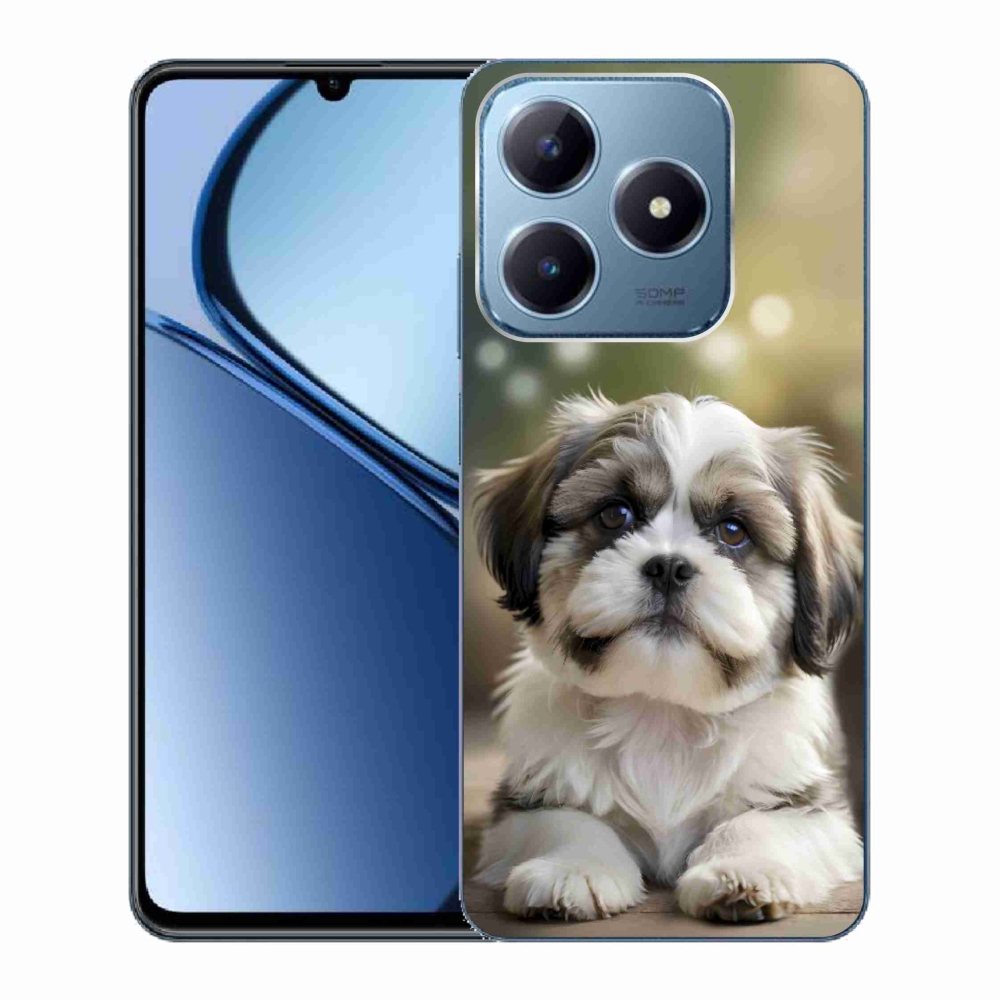 Gelový kryt mmCase na Realme C63 - roztomilý shih-tzu