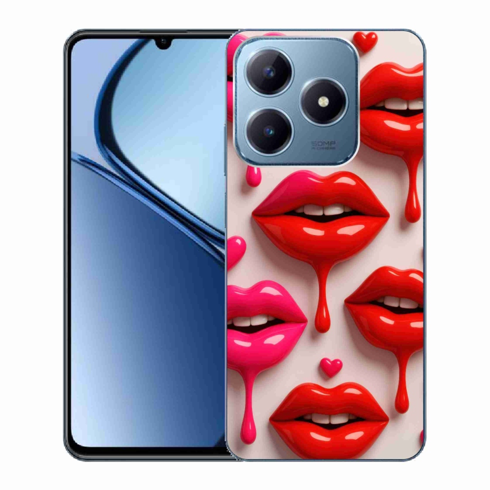 Gelový kryt mmCase na Realme C63 - rty 2