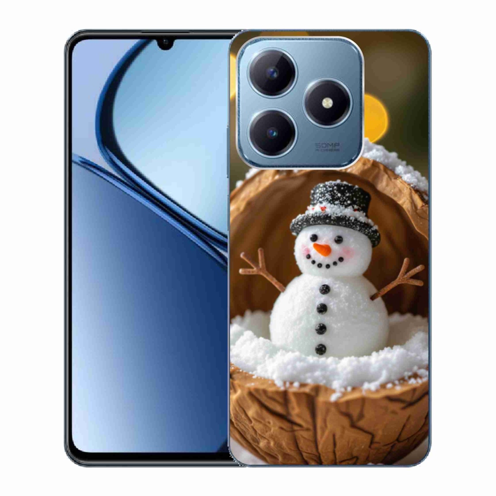 Gelový kryt mmCase na Realme C63 - sněhulák 4