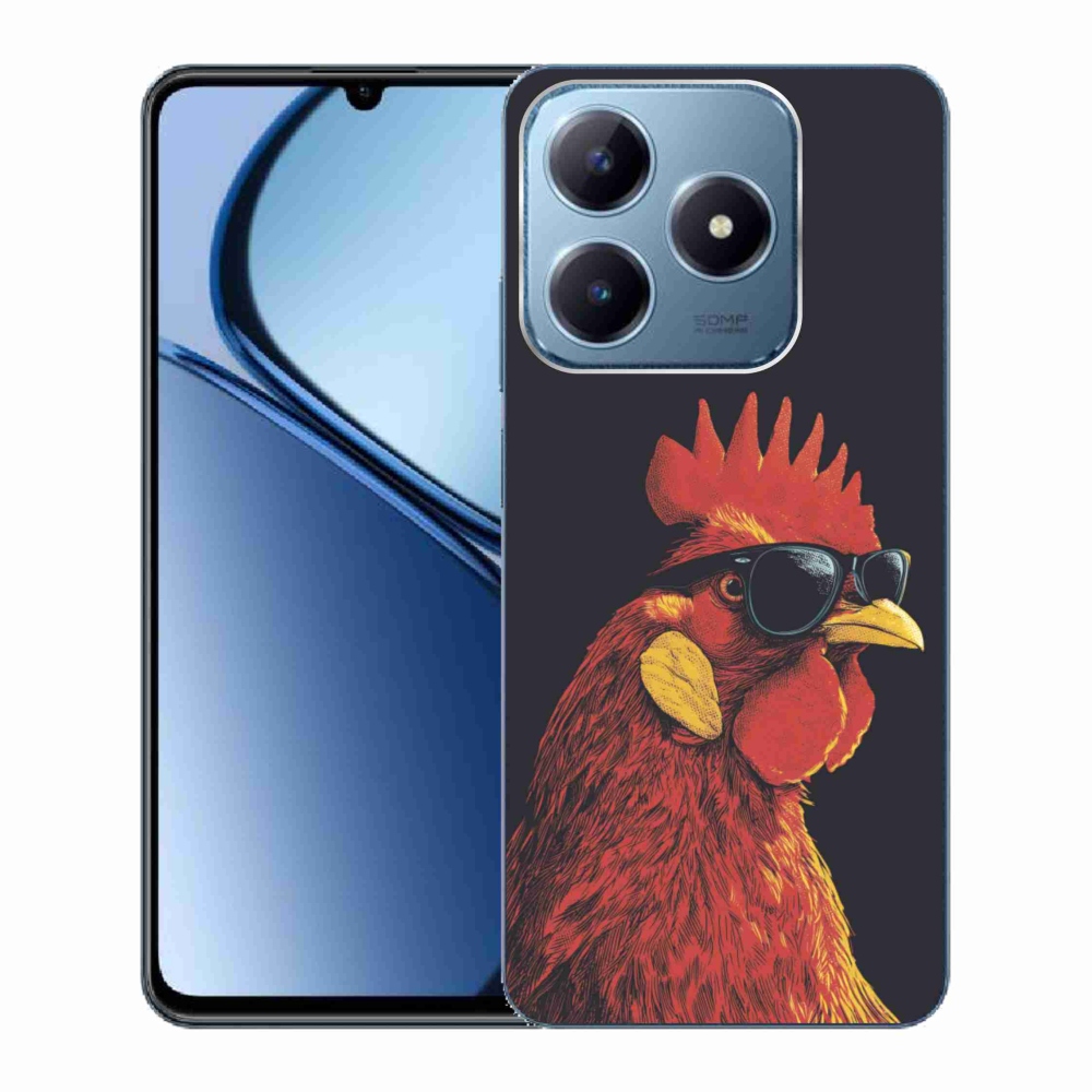 Gelový kryt mmCase na Realme C63 - stylový kohout