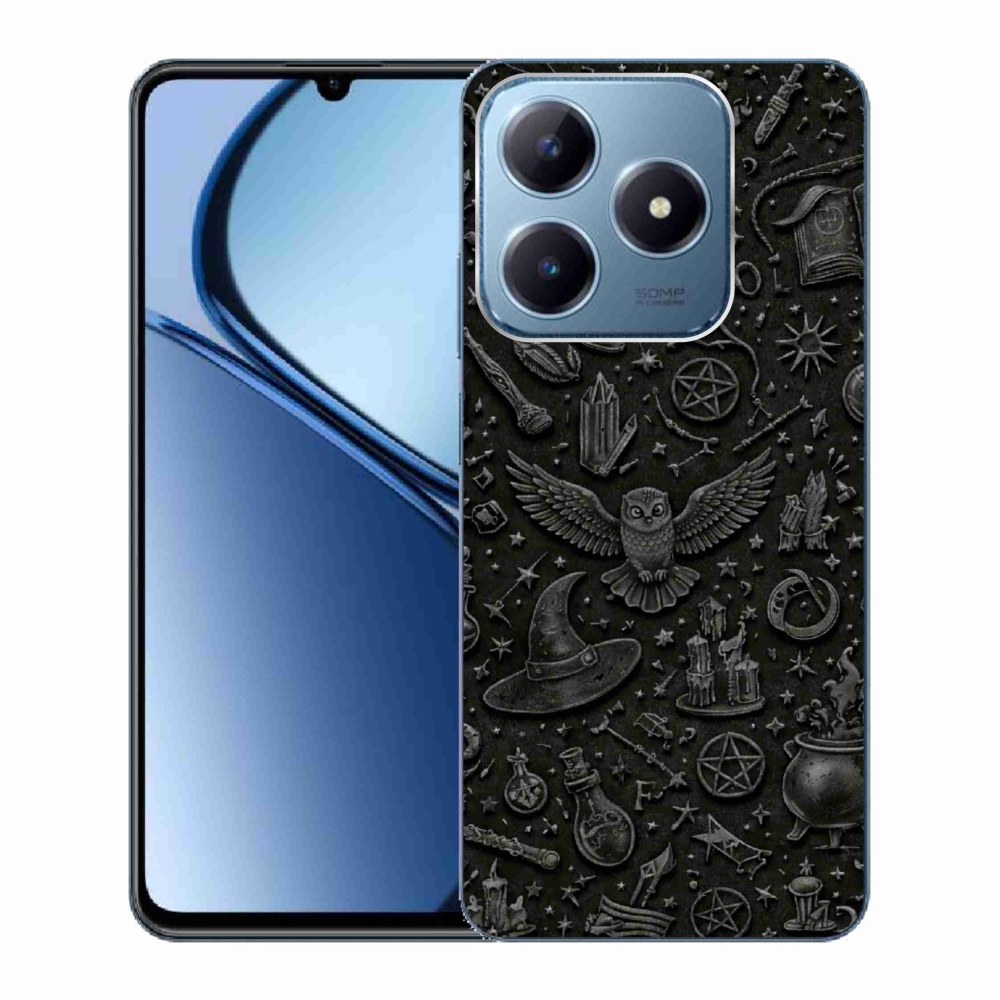Gelový kryt mmCase na Realme C63 - tmavý magický svět