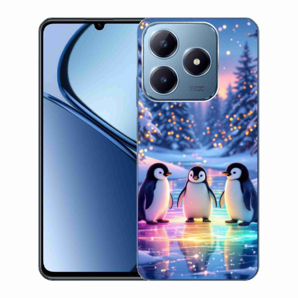Gelový kryt mmCase na Realme C63 - tučnáci