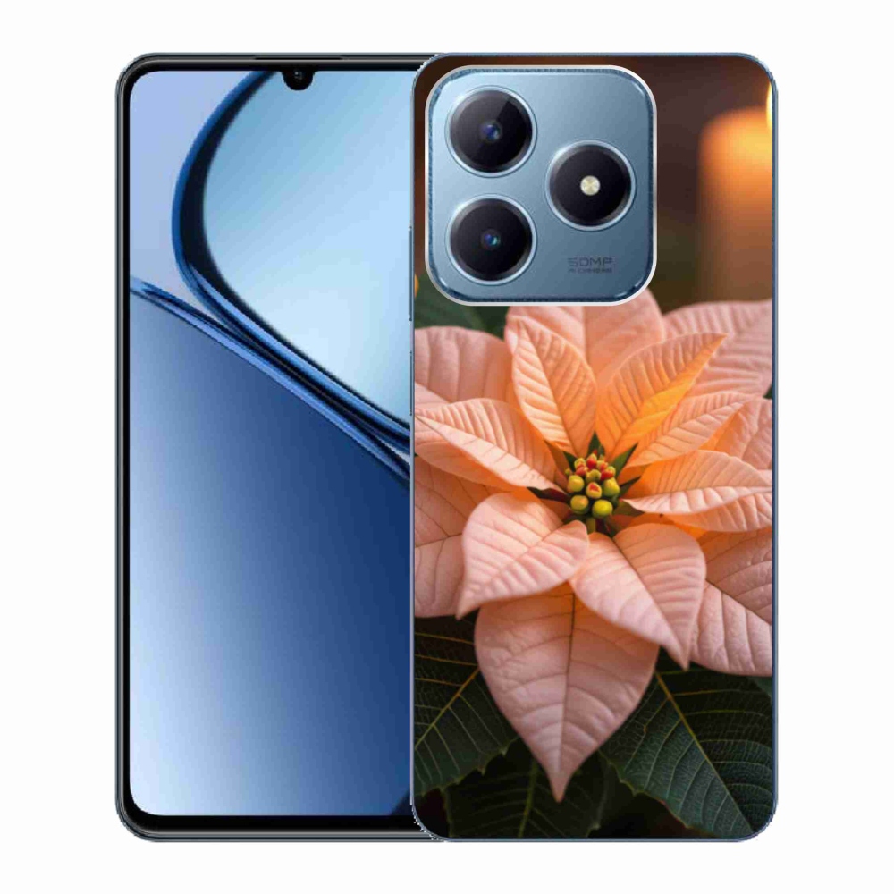 Gelový kryt mmCase na Realme C63 - vánoční hvězda