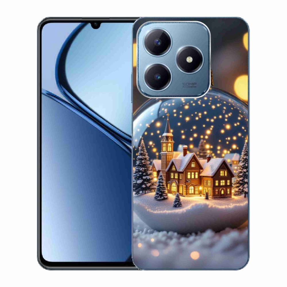 Gelový kryt mmCase na Realme C63 - vánoční koule 4