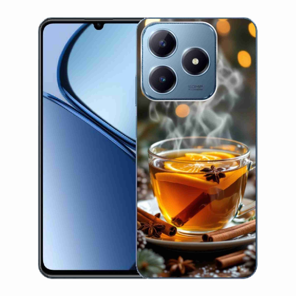 Gelový kryt mmCase na Realme C63 - vánoční punč