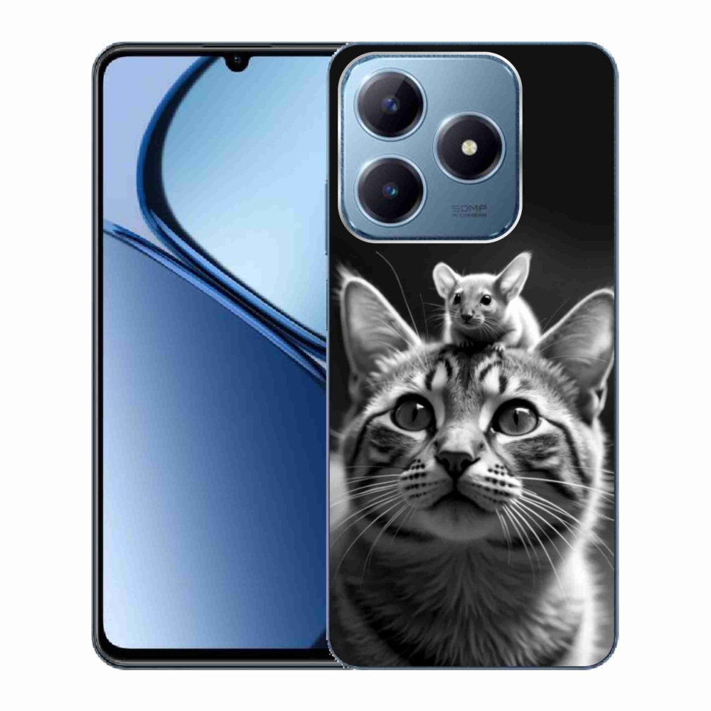 Gelový kryt mmCase na Realme C63 - zvířecí přátelství 2