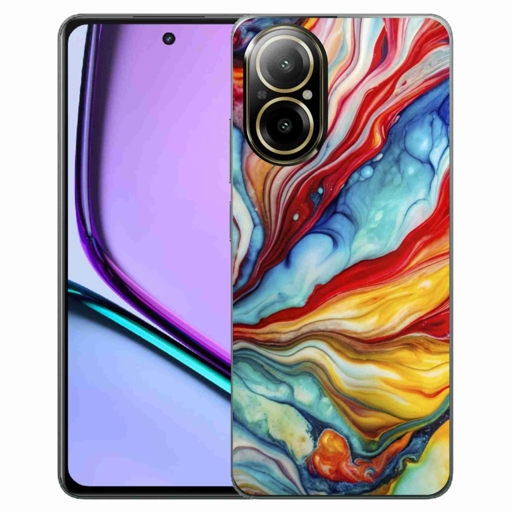 Gelový kryt mmCase na Realme C67 - abstraktní motiv 58