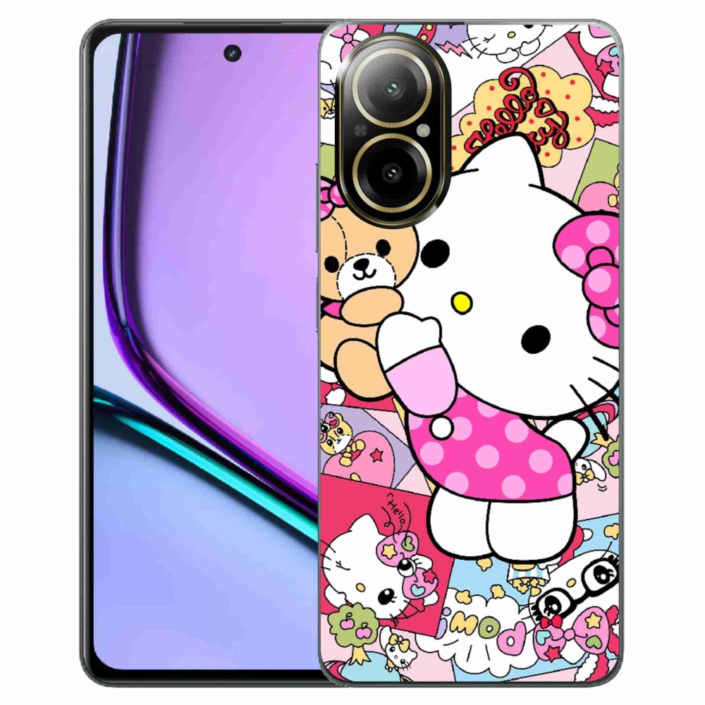 Gelový kryt mmCase na Realme C67 - cute kitty