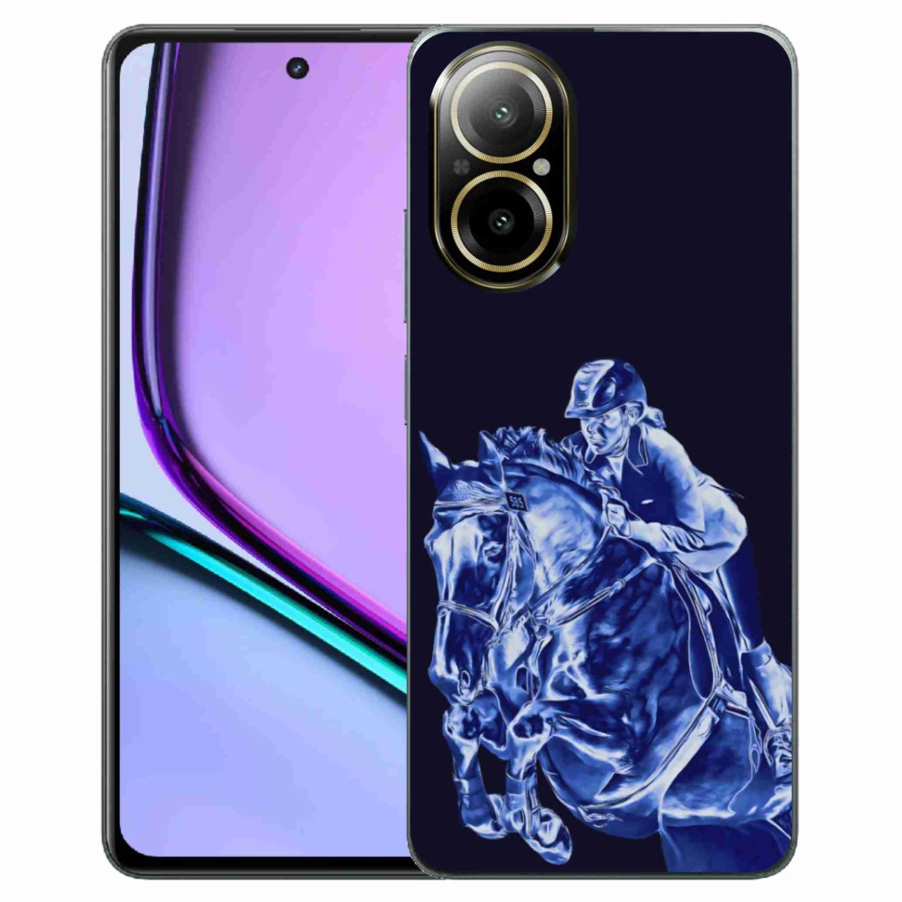 Gelový kryt mmCase na Realme C67 - dostihový kůň