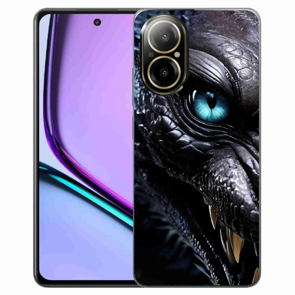 Gelový kryt mmCase na Realme C67 - dračí pohled