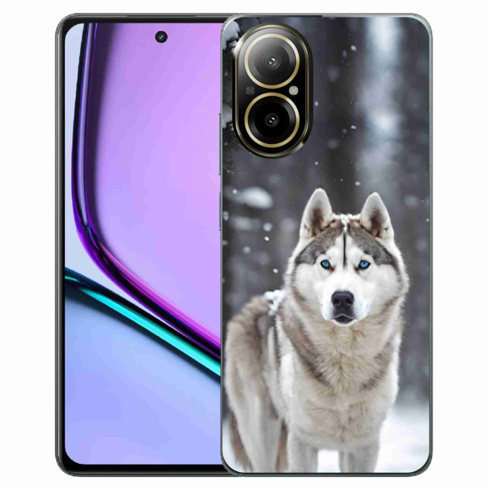 Gelový kryt mmCase na Realme C67 - husky 2