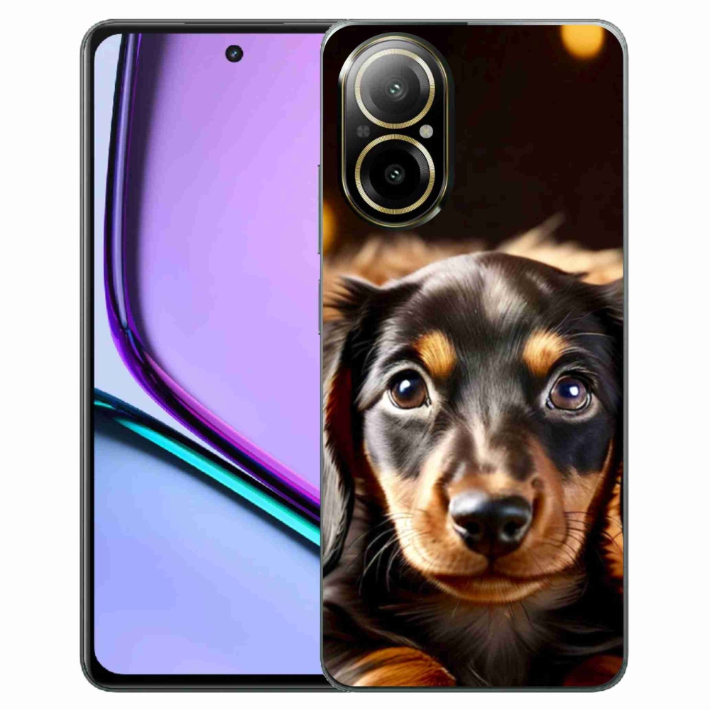 Gelový kryt mmCase na Realme C67 - jezevčík