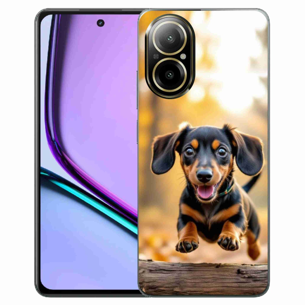 Gelový kryt mmCase na Realme C67 - jezevčík 2