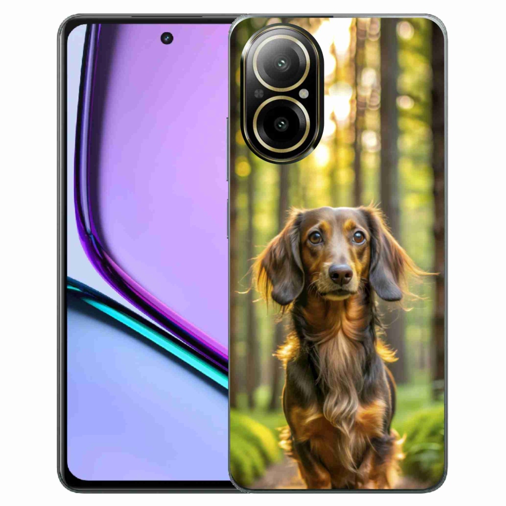 Gelový kryt mmCase na Realme C67 - jezevčík 4