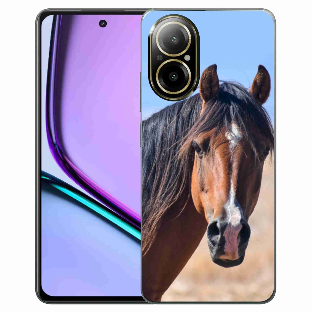 Gelový kryt mmCase na Realme C67 - klidný kůň