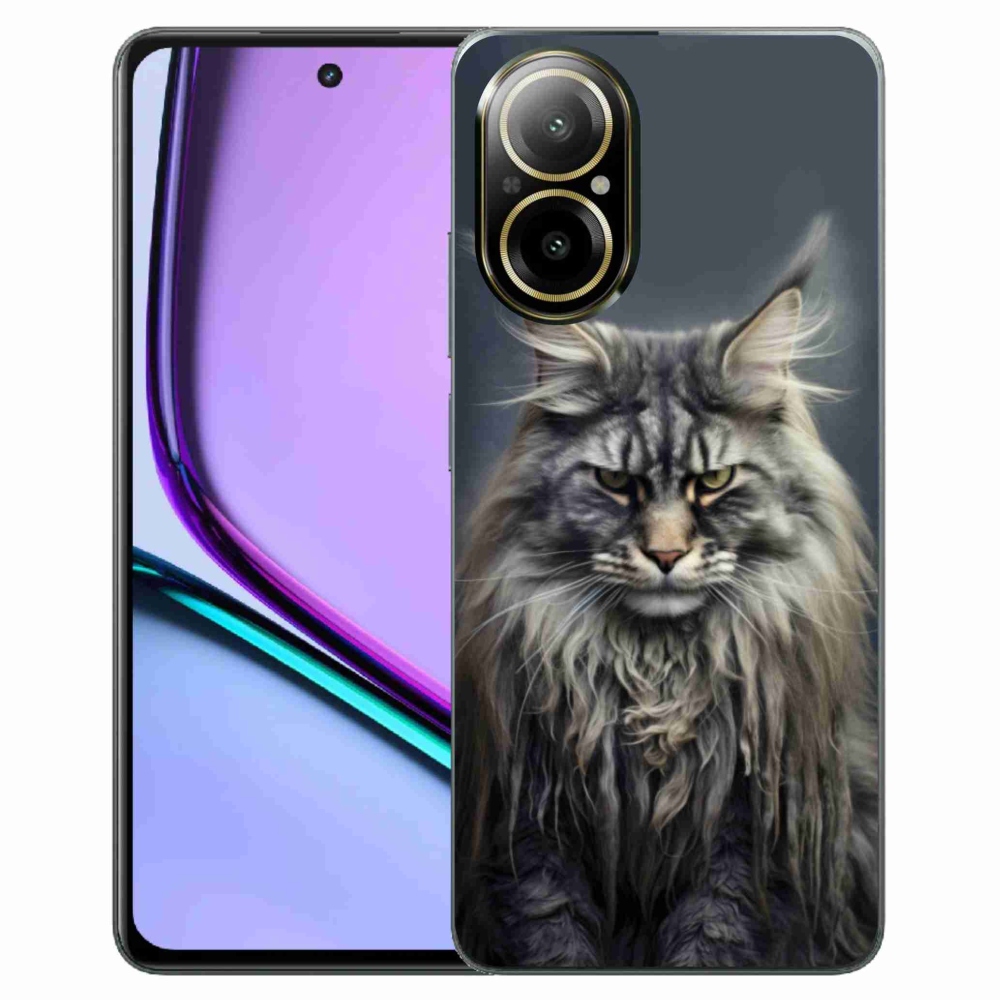 Gelový kryt mmCase na Realme C67 - kočíčí pohled 4