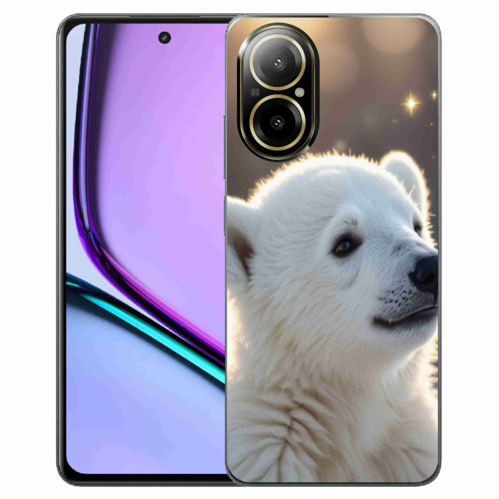 Gelový kryt mmCase na Realme C67 - lední medvěd