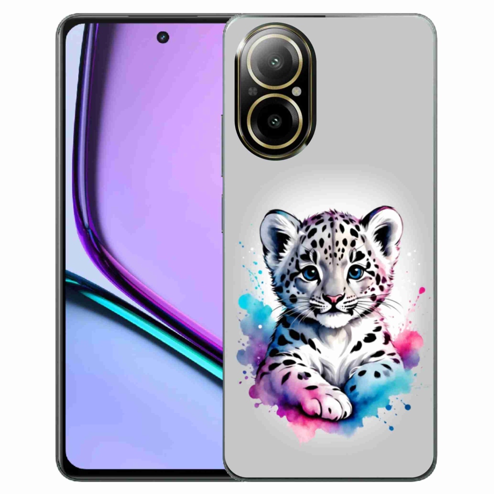 Gelový kryt mmCase na Realme C67 - levhartí mládě